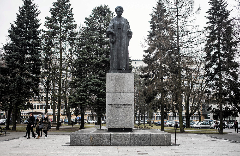 Pomnik Marii Skłodowskiej-Curie w Lublinie, fot. Jakub Orzechowski /AG